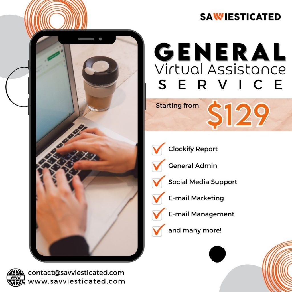 General Virtual Assistants Package - Savviesticated