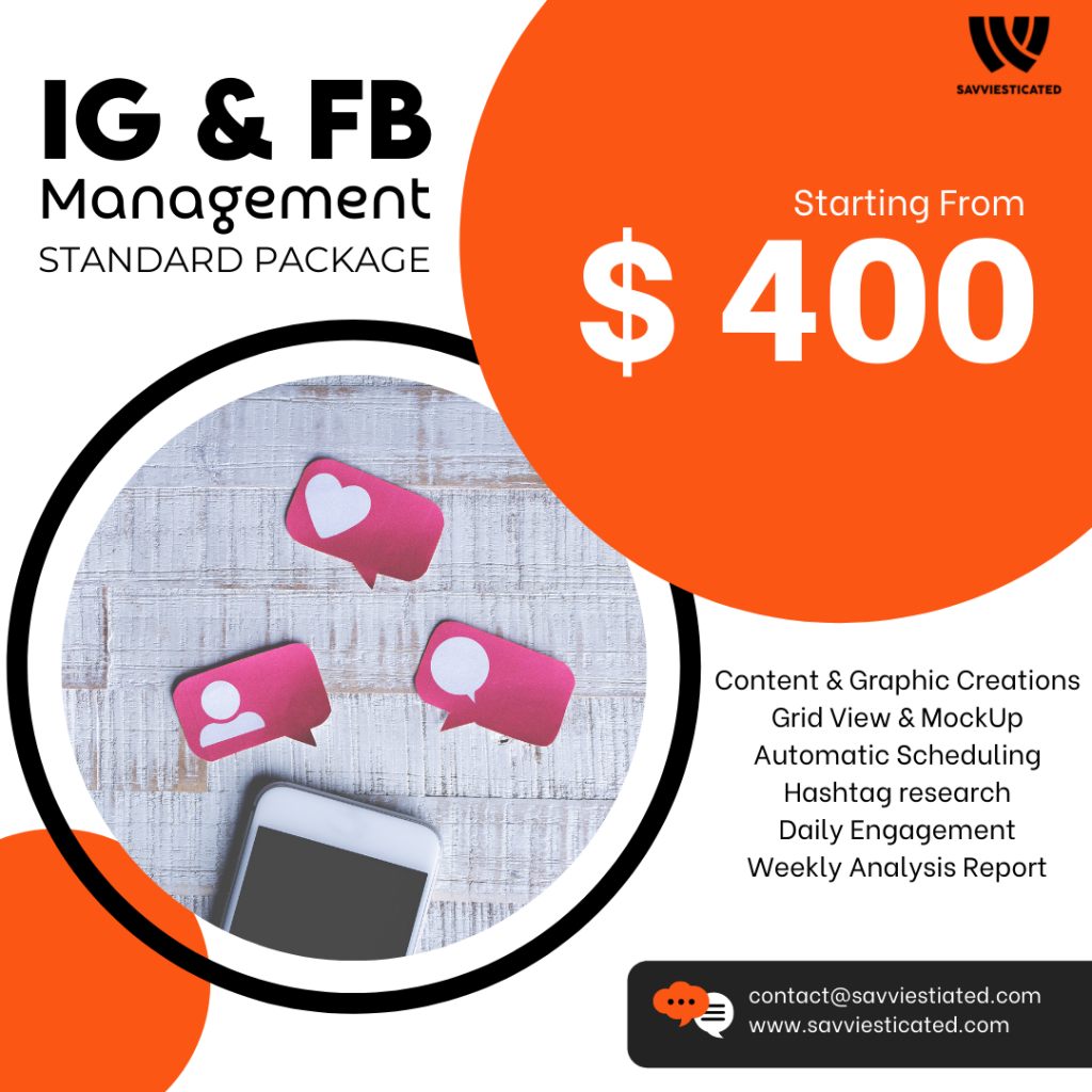 IG & FB Management Service